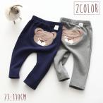 длинные брюки длинные брюки baby Kids младенец ребенок одежда мужчина девочка низ медведь вышивка ввод выше like талия резина одиночный цвет простой симпатичный 