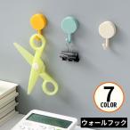 ウォールフック 壁掛け 粘着 吊り下げ収納 小物掛け 省スペース 穴あけ不要 防水 多機能 多用途 キッチン 浴室 玄関 トイレ
