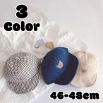 Yahoo! Yahoo!ショッピング(ヤフー ショッピング)キャップ 帽子 ベビー 女の子 男の子 ユニセックス 男女兼用 マジック テープ クマ ロゴ チェック 格子柄 かわいい おしゃれ 出産祝い 日除け