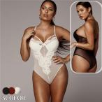 テディ レオタード セクシーランジェリー インナー 女性下着 レディース コスプレ コスチュームプレイ レース SEXY ハイレグ シースルー 透け感