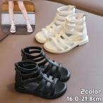  сандалии-гладиаторы Kids Junior девочка девушки Flat задний застежка-молния лодыжка ремешок пятка молния low каблук ....pe