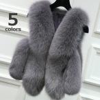 フェイクファー ベスト ジレ レディース アウター ショートベスト ショートジレ 暖か 防寒 ふわふわ 前開き ショート丈 無地 シンプル