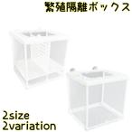 繁殖隔離ボックス 水槽用 水槽ブリーダーネット 分離ボックス 隔離ボックス メッシュ 四角 ブリーダーボックス 分離ネット 孵化 産卵箱 魚飼育