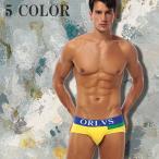 Yahoo! Yahoo!ショッピング(ヤフー ショッピング)下着 男性用下着 ブリーフ 個性的ステッチ フィット 伸縮性 ブランドロゴ シンプル レッド ブラック イエロー ブルー ホワイト M L XL XX