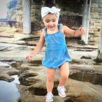 カバーオール ロンパース ボディスーツ ノースリーブ フード付き ベビー 子供 幼児 男の子 ボーイ 男児 女の子 ガール 女児 かわいい おしゃれ