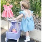 子供ドレス 子供用ドレス ベビードレス キッズドレス パーティドレス フレアワンピース ミニドレス 女の子 女児 可愛い おしゃれ フリルスリーブ レ