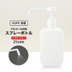 スプレーボトル 容器 ポンプ式 ノズル式 ロングノズル アルコール対応 500ml ディスペンサー 詰め替えボトル 消毒 ウイルス対策 手指消毒 プッ