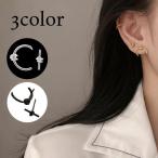 Yahoo! Yahoo!ショッピング(ヤフー ショッピング)ピアス レディース アクセサリー スタッドピアス 巻き ぐるぐる 半円 棒 バー シンプル おしゃれ かわいい プレゼント ギフト シルバーカラー ゴ