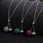 Yahoo! Yahoo!ショッピング(ヤフー ショッピング)ネックレス レディース ペンダント アクセサリー 服飾雑貨 ファッション雑貨 小物 ロング ボール 球体 丸 円形 ゴールドチェーン シルバーチェーン