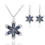 Yahoo! Yahoo!ショッピング(ヤフー ショッピング)ネックレス ピアス 2点セット レディース アクセサリー ジュエリー ビジュー ラインストーン お洒落 キラキラ ギフト 記念日