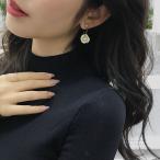 Yahoo! Yahoo!ショッピング(ヤフー ショッピング)ピアス レディース アクセサリー ファッション小物 ラウンドプレート イミテーションパール フックタイプ ぶら下げ 吊り下げ かわいい おしゃれ お出