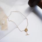 Yahoo! Yahoo!ショッピング(ヤフー ショッピング)ネックレス アクセサリー レディース シンプル 小ぶり ワンポイント フラワー お花 ファッション おしゃれ かわいい エレガント ギフト プレゼント