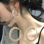 Yahoo! Yahoo!ショッピング(ヤフー ショッピング)ピアス スタッドピアス ラウンド リング ラインストーン キラキラ かわいい レディース 女性 アクセサリー プレゼント ギフト