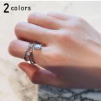 指輪 リング レディース ファッションリング ねじれ 交差 2連 太め きらきら キレイ 存在感あり おしゃれ かわいい お出掛け デート 女の子 女