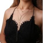 Yahoo! Yahoo!ショッピング(ヤフー ショッピング)ネックレス ペンダント 3連 Y字デザイン レディース アクセサリー チェーン シンプル おしゃれ きれいめ 上品 可愛い かわいい ゴールドカラー