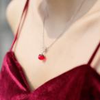 Yahoo! Yahoo!ショッピング(ヤフー ショッピング)ネックレス ペンダント レディース アクセサリー 雪の結晶 スノーフレーク かわいい おしゃれ カジュアル 赤 ギフト プレゼント