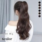 ポイントウィッグ 部分ウィッグ レディース ウィッグ ロング バンスクリップ クリップ式 ポニーテール 60cm 45cm カールロング 巻き髪 つけ