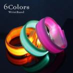 Yahoo! Yahoo!ショッピング(ヤフー ショッピング)ブレスレット LEDライト バンド ユニセックス 男女兼用 光る 腕輪 イベント スポーツ アウトドア ペット 散歩 夜間 夜 防犯 カラバリ豊富