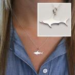 Yahoo! Yahoo!ショッピング(ヤフー ショッピング)ネックレス ペンダント 男女兼用 ユニセックス アクセサリー ジュエリー ゴールド シルバー サメ チェーン 50cm以上 おしゃれ ファッション小物