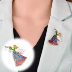 ブローチ レディース アクセサリー かわいい 可愛い おしゃれ カラフル 天使 エンジェル プレゼント ギフト 贈り物 キュート ファッション雑貨