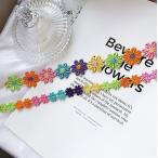 Yahoo! Yahoo!ショッピング(ヤフー ショッピング)レディースチョーカー チョーカー お花 フラワー レディースアクセサリー カラフル 可愛い かわいい 女性用 婦人用 レディース おしゃれ オシャレ