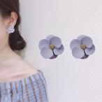 Yahoo! Yahoo!ショッピング(ヤフー ショッピング)ピアス 花ピアス フラワー マットカラー きれい かわいい おしゃれ レディース 女性用 アクセサリー おでかけ プレゼント