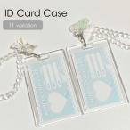 ID футляр для карточек коллекционные карточки кейс установленный срок кейс брелок для ключа очарование держатель прозрачный прозрачный фотография коллекционные карточки Cheki карта ... идол 