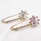 Yahoo! Yahoo!ショッピング(ヤフー ショッピング)ピンブローチ アクセサリー ファッション小物 フラワー 花 ラインストーン ショールピン ホワイト ピンク プレゼント ギフト