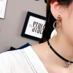Yahoo! Yahoo!ショッピング(ヤフー ショッピング)ピアス イヤリング ロングピアス フェイクパール チェーン リング シェル風 フェイクシェル レディース 女性 アシンメトリー 左右違うデザイン アク