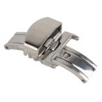 腕時計パーツ 交換パーツ Dバックル 観音開き 両開き 取り換え用 ウォッチ メンズ レディース 腕時計用アクセサリー 時計用ベルトパーツ 部品 シル