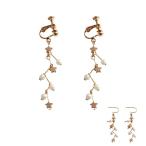Yahoo! Yahoo!ショッピング(ヤフー ショッピング)イヤリング イヤークリップ ピアス イヤーフック レディース アクセサリー 揺れるタイプ ゆれる ぶら下がり 星 パール調 おしゃれ プレゼント ギフ