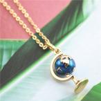 Yahoo! Yahoo!ショッピング(ヤフー ショッピング)ネックレス ペンダント レディース 女性用 アクセサリー 首飾り 地球儀 立体 チェーン おしゃれ かわいい 綺麗 ゴールドカラー ギフト プレゼント