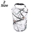 ドライバッグ 防水バッグ 防水ポーチ ウォータープルーフ ドラム型 折りたたみ コンパクト イラスト トラベル ビーチ 海 アウトドア レジャー 登山