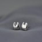 Yahoo! Yahoo!ショッピング(ヤフー ショッピング)ピアス スタッドピアス アクセサリー レディース 女性用 小ぶり 歯 ラインストーン シルバーカラー おしゃれ かわいい ギフト 記念日 誕生日 プレ