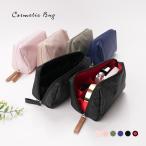 化粧ポーチ マルチポーチ ファスナー 小物入れ 小物ポーチ コスメポーチ 携帯ポーチ スマホポーチ お財布 単色 無地 シンプル 内ポケット付き かわ