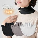 つけ襟 タートルネック ハイネック コットン 綿 無地 シンプル ベーシック 秋 冬 おしゃれ あったか つけえり 付け衿 ネックウォーマー ネックカ