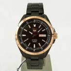 逆輸入ＳＥＩＫＯ　セイコー　SRP162J1 セイコー5スポーツ　セイコー130周年記念モデル　ブラウン文字盤　ブラックIP×ピンクゴールドメッキ