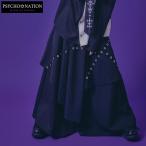  петелька юбка шт способ hakama брюки поддельный * Layered 716300 PSYCHO NATION носорог коннектор -shon болезнь . серия земля . серия унисекс для мужчин и женщин punk вспомогательный karu