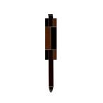 土留鋼板 とまるくん 支柱と鋼製キャップのみ 10本組 Φ48.6×1500ｍｍ ダークブラウン色 共B 個人宅・現場入・北海道不可 代引不可