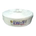 5巻 国産 荷造紐 白 SKラインコード 8mm×300m R30 荷物 の 荷造り 梱包 紐 ロープ 信越工業 代引不可