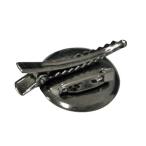 5 штук металлические принадлежности S-9021 двойной зажим 83-9021-0 букетик аксессуары брошь металлические принадлежности материалы для цветочной композиции цветок материал сосна K оплата при получении не возможно 