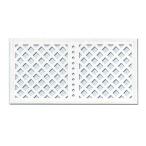 ショッピングラティス ラティスフェンス ホワイト 2個 1800×900×35mm RFW-5 アルミフレーム フェンス 白 国産 安全興業 個人宅配送不可 代引不可