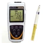 ポータブルEC計 CON450 EC計 TDS計 塩分計 温度計 竹村電機製作所 カ施 代引不可