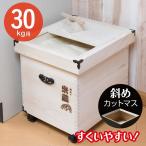 米びつ 桐 30kg 越後の米蔵 GL-30 39×47cm (取外し式フタ キャスター付き) 米 米櫃 日本製 桐 ナガノ産業 代引不可