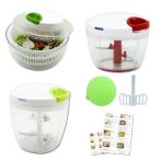 3点セット ぶんぶんチョッパーR ぶんぶんチョッパー5 ぶんぶんスピナー みじん切り 簡単水切り 電源コード不要 衛生 清潔 野菜 果物 台所 キッチン アD DZ