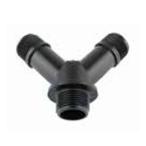  детали усиленный полимер винт соединительная муфта Y type ответвление адаптор KY-20 3/4"M×3/4"M×3/4"M трубы материал винт трубы для соединительная муфта поли Pro pi Len сельское хозяйство промышленность ремонт ili Tec ka. оплата при получении не возможно 