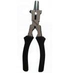 溶接 ペンチ 185mm WZ-P185 ハンマー ラジオペンチ ラバーグリップ 切断 脱着 スパッタ除去 工具 WAZAMONO カSD