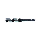 STAR-M 木工錐 浅い止め穴あけに No.5B 先三角ショートビット 25.5mm 六角軸10mm 全長130mm 5B-255 電気ドリル ボール盤 スターエム 三冨D