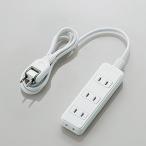 ELECOM T-ST02N-2410WH シャッタータップ/ 4個口/ 1m/ ホワイト