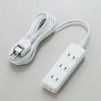 ELECOM T-ST02N-2430WH シャッタータップ/ 4個口/ 3m/ ホワイト